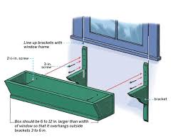 The window box design you choose will determine the type of hardware you need. How To Hang A Window Box This Old House