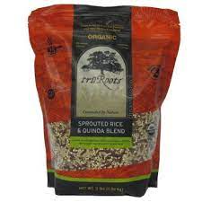100 Usda Organic Sprouted Brown Red Rice Quinoa Gluten Free Gaba Tru Roots Organic Flax Seed Bobs Red Mill Gluten Free Organic Recipes