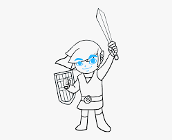 Breath of the wild is an incredible game and often regarded as the one of the best entries in the series. Drawing Link Zelda Easy To Draw Zelda Hd Png Download Kindpng
