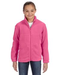 Harriton Youth 8oz Full Zip Fleece Kids Hoodies Crew