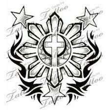 You Are A Memory Long Gone Three Stars And A Sun That Ll Never Shine Filipino Tattoos Filipino Tribal Tattoos Tribal Tattoos