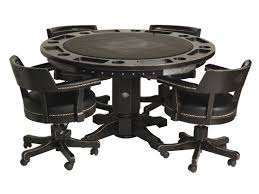 Nice table and chair set but the way that it was assembled for shipping resulted in scratches on the table and a mangled mess under the table from the 50 plus industrial staples used to hold the legs during shipping. B S Flames Poker Table Chairs Set Vintage Black Finish Tradhdl 13300 V Tables Furniture Accessories House Of Flames Harley Davidson