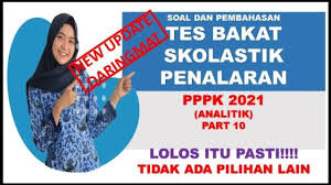 Tes bakat skolastik (tbs) adalah sebuah tes yang bertujuan untuk mengetahui bakat dan kemampuan seseorang di bidang keilmuan.tes ini juga dapat mencerminkan tingkat kecerdasan intelektual (iq) seseorang. Pembahasan Soal Pppk 2021 Bakat Skolastik 2021 Youtube