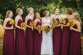 Burgundy Bridesmaids Wedding Color Inspiration Fall Fall Wedding Colors Wedding Colors