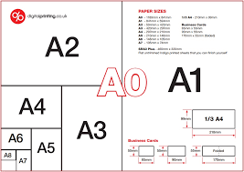 Teen boys size table (cm). Guide To Common Brochure Paper Sizes A4 A5 A3 Dl 210 X 210mm