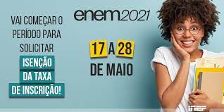 Os resultados dos recursos para isenção da taxa de inscrição no enem 2021 e para justificativa de ausência no enem 2020 estão disponíveis. Inep On Twitter O Periodo Para Solicitar Isencao Da Taxa De Inscricao Do Enem 2021 Sera De 17 A 28 De Maio A Informacao Foi Confirmada Em Edital Publicado Pelo Inep Na