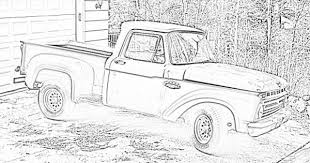 Old Ford Pickup Pencil Sketch Old Trucks Old Ford Truck Truck Art