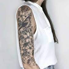 Light Tattoos By Yarina Tereshchenko Floral Tattoo Sleeve Bird Tattoo Sleeves Nature Tattoo Sleeve Women