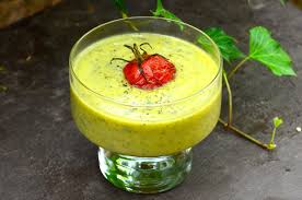 Veloute Froid De Courgettes A La Menthe La P Tite Cuisine De Pauline Veloute Courgette Menthe Veloute