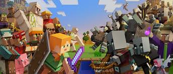 Village Pillage Out Today On Java Minecraft Minecraft Posters Minecraft 1 Minecraft Wallpaper