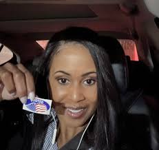 It's Dark…But I VOTED!!! 🤩 *Wink!* #BeSureToVote