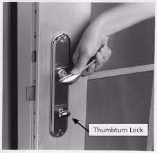 Thumb turn lock front door. Locking And Unlocking Entry Doors