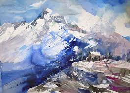 Bernhard vogel birke baum wasserfarben bäume abstrakte landschaftsmalerei aquarelle landschaften grafiken kunstwerke idee farbe acrylbilder. Catto Gallery Breithorn Gandegg Monte Rosa Switzerland