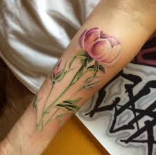 The chinese character for strength. 60 Gorgeous Peony Tattoos That Are More Beautiful Than Roses Tattooblend