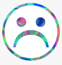 High quality and durable vinyl indoor and outdoor use waterproof and weatherproof 3 x 3 inches. Sadface Smiley Sticker By Doublechin Sad Face Aesthetic Transparent Hd Png Download Transparent Png Image Pngitem