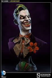 Dc Comics The Joker Life Size Bust By Sideshow Collectibles Dc Comics Dc Comics Collection Batman Collectibles