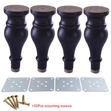 Great selection and pricing on felt chair glides to protect special deals on felt pads from all glides. 4pcs Wooden Furniture Legs Feet 180x65x25mm Gourd Shaped Black Eucalyptus Wood Sofa Bed Cupboard With Iron Sheet Felt Pad Furniture Cups Aliexpress