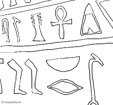 Download printable egyptian coloring pages and use any clip art,coloring,png graphics in your website, document or presentation. Egyptian Hieroglyphs Coloring Page Coloringcrew Com