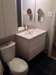 I almost purchased it and then i saw how the plumbing was and stopped there. Ikea Godmorgon Vanity With Sink In Glossy White Ikea Bathroom Small Bathroom Sinks Floating Bathroom Vanities