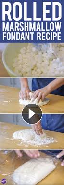 Learn How To Make Rolled Marshmallow Fondant This Homemade Fondant Recipe Uses Ingredients Which Are Fondant Recipe Homemade Fondant Recipes Homemade Fondant