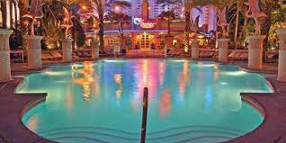The Beach Club Pool At Flamingo Las Vegas Las Vegas Pool Flamingo Las Vegas Las Vegas Hotels