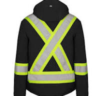 Parka softshell isolée haute visibilité homme – Bandes 3M 4"