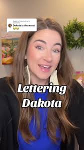 How to Write Dakota in Bubbles