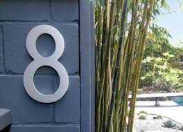 For example, if your house number is 1986: Modern 10 House Address Numbers Luxello Australia