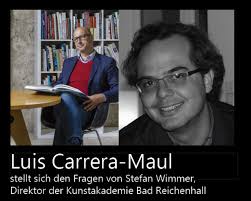 HEUTE ABEND: Künstlergespräch mit Luis Carrera-Maul