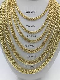 Cuban link chains are part of a timeless style, and we have the very finest. 14k Yellow Gold Miami Cuban Link Chain Necklace 22 Etsy