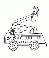Fire Engine Truck Coloring Page For Kids Transportation Coloring Pages Printables Free Firetruck Coloring Page Truck Coloring Pages Coloring Pages For Kids