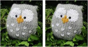 I'm fascinated by cable motifs that look like animals such as owls, rabbits, snakes, spiders, mice, etc. Adorably Stuffy Knitted Owl Free Knitting Pattern