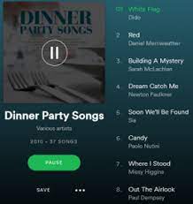 Maybe you would like to learn more about one of these? Spotify Dinner Party Songs Electricfonduepot Com