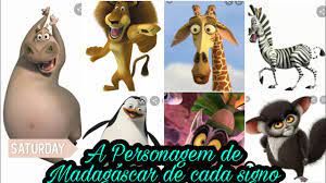 A Personagem De Madagascar De Cada Signo Mundo Dos Signos Youtube