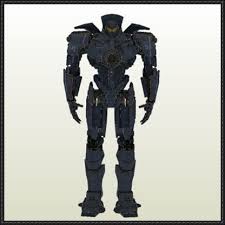 Pacific Rim Gipsy Danger Jaeger Free Papercraft Download
