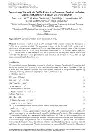 M/s seow & megat assignor(s) : Pdf Formation Of Nano Scale Feco3 Protective Corrosion Product In Carbon Dioxide Saturated 3 Sodium Chloride Solution