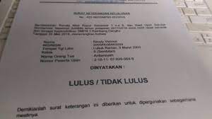 Surat keterangan lulus sementara ini sangat berguna saat itulah penjelasan singkat mengenai download contoh surat keterangan lulus tahun 2020 semua jenjang / jenjang sd, smp, sma, dan smk. Contoh Surat Pengumuman Kelulusan Sd Smp Sma Smk Terbaru Info Pendidikan Terbaru