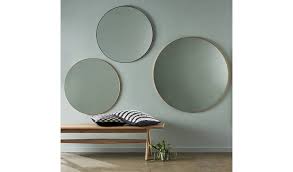 Beauty4u 20 wall circle mirror large round gold farmhouse circular mirror for wall decor big bathroom make up vanity mirror entryway mirror 4.6 out of 5 stars 1,697 $48.98 $ 48. Buy Habitat Large Round Metal Mirror Gold Mirrors Habitat