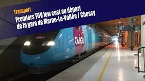Place des passagers du vent, chessy, 77700, france. Premiers Tgv Low Cost Au Depart De La Gare De Marne La Vallee Chessy Video Dailymotion
