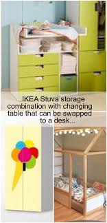 Ikea Stuva Aufbewahrungskombination Mit Wickeltisch Der Gegen Einen Schreibtisch Ausgetausch Ikea Stuva Changing Table Ikea