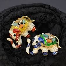 elephant brooch
