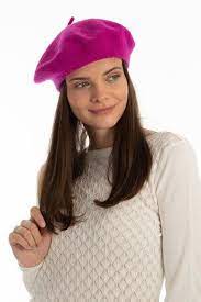 Fushia French Beret Painters Hat Women Felt Beret Women Etsy In 2020 Winter Hats For Women French Beret Summer Hats For Women