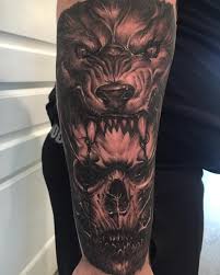 Below, we are going to mention bear headdress tattoo designs and ideas. Skull With Bear Headdress Tattoo Novocom Top