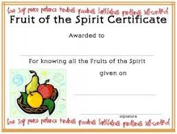 Certificate Template For Kids Free Printable Fruit Of The