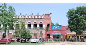  Malda college Students studying in college library