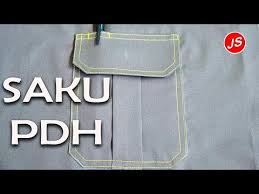 Dia sengaja tidak pakai bra. Cara Menjahit Kantong Baju Dinas Youtube