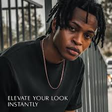 Cadena 5 Mm Acero Inoxidable Cubana Color Rosa 60 Cm Hombre