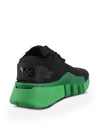 Black And Green Sneakers Adidas Y 3 Ayero Yohji Yamamoto Black Green Nike Classic Cortez Leather Shoes Mens Sneakers