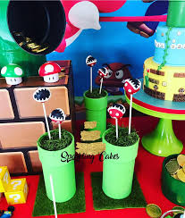 Today i made mario piranha cookie pops! Cake Mario Bros Cakepops Planta Sparkling Cakes Pr Facebook
