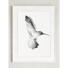 Abstract Bird Paintings On Canvas Hummingbird Black White Illustration 2 Grey Colibri Drawing Abstract 25 Liked On Polyvore Featu Hummingbird Painting Bird Paintings On Canvas Painting